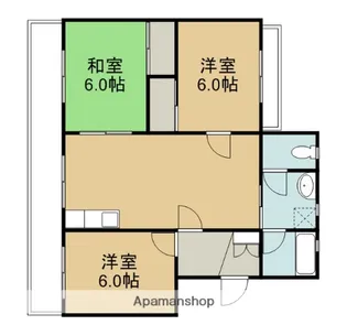 エクセルSHIN【105号室】の間取り