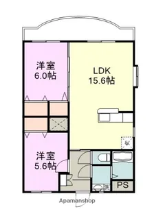 ユーミー須賀【3階】の間取り