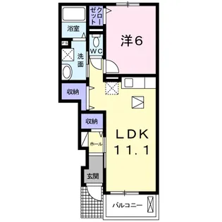エミネスタウンSーⅠ【1階】の間取り