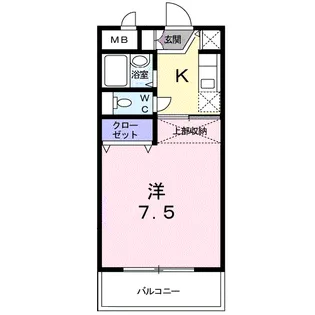 エクセレント 由布【4階】の間取り
