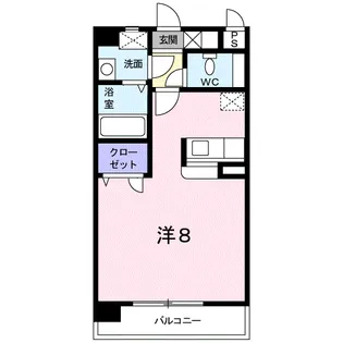 STELLA MINAMI【4階】の間取り