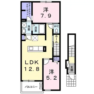 スワン【2階】の間取り