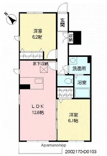 ドナートⅢ【1階】の間取り