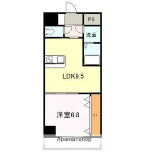ペパーミント【3階】の間取り