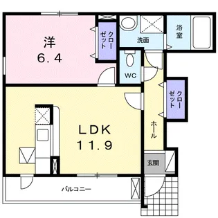 EVAー01【1階】の間取り