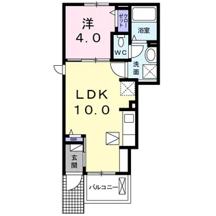 ジュネス ヴィラ N【1階】の間取り