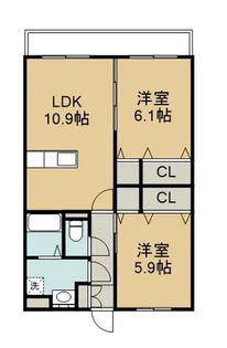 はなみずきⅡ番館【3階】の間取り