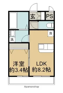 アビィターレ大石【2階】の間取り