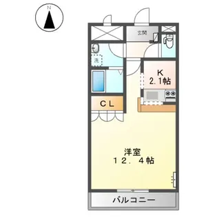 ルーラルⅡ【00102号室】の間取り