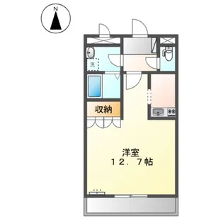 プロスパー 横尾【00202号室】の間取り