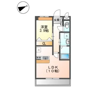 ラヴィータ【00205号室】の間取り