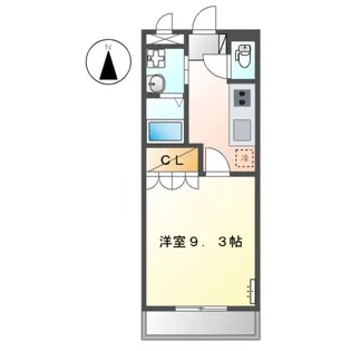 LALA ひまわり【00202号室】の間取り