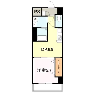 リデアル顕徳【4階】の間取り