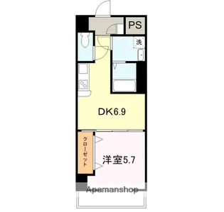 リデアル顕徳【4階】の間取り