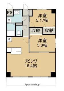 WINDOM住吉【203号室】の間取り