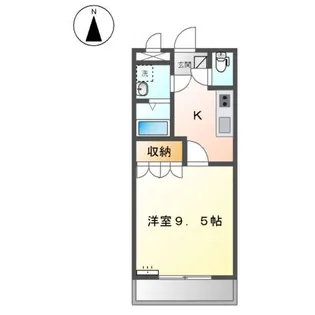 フォーチュン(FORTUNE)【2階】の間取り