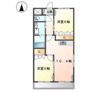 ウィル ヴィラージュ【1階】の間取り