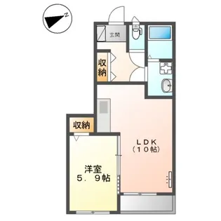 コーポ サイカ【00103号室】の間取り