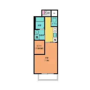 GRAND JADE中央町【2階】の間取り