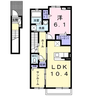 グランハイム【2階】の間取り