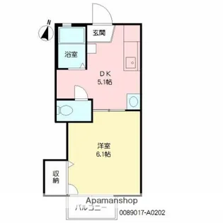 ディアス牧Ⅱ【2階】の間取り