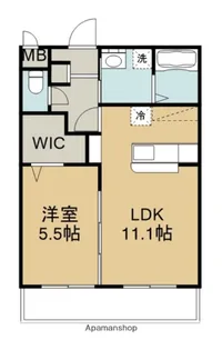 FLOWER CONCORDIA【3階】の間取り