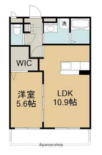 ユーミーマンション別府石垣2ND【2階】の間取り