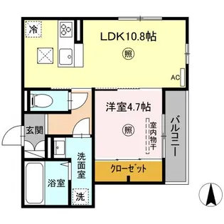 ヴィレッタ日吉町【1階】の間取り