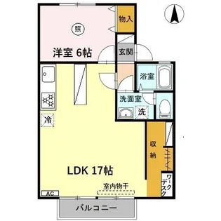 サニーハウスさとう A棟【2階】の間取り