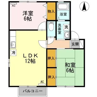 グレイスコート【2階】の間取り