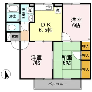 サンフローラⅡ【2階】の間取り