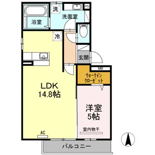 レジーナ車木(クルマギ)【3階】の間取り