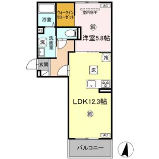 PREMILIFE賀来北【1階】の間取り