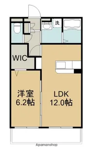 BERRYTS大在【402号室】の間取り