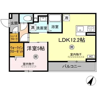 CHERIE MAISON明野(シェリー メゾン)【3階】の間取り