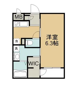 G−STAGE大道【4階】の間取り