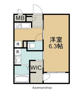 G−STAGE大道【204号室】の間取り