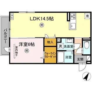 PREMILIFE羽屋【2階】の間取り