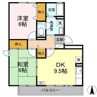 こくが上野坂【3階】の間取り