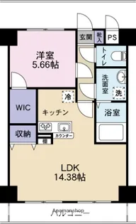 WINDOM亀川【702号室】の間取り
