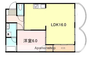 だいきゅうビルB【103号室】の間取り