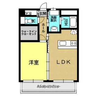 アベニュー花の木【4階】の間取り