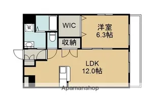 1LDKの間取り画像