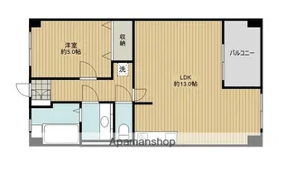 浜成コーポ【3階】の間取り