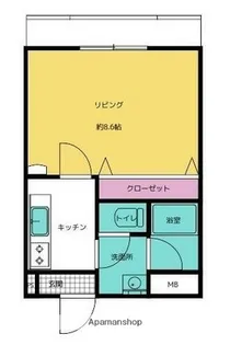 マリベール大道【301号室】の間取り