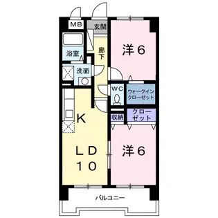 サンステージ【5階】の間取り