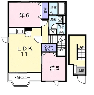 ソレイユ.エムⅡ【2階】の間取り