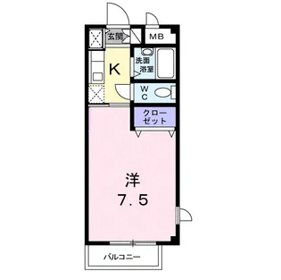 ヴェルジュ・マ・メゾン【1階】の間取り