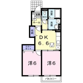 シティパル【1階】の間取り
