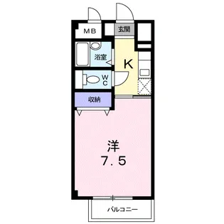 アクシスⅡ【1階】の間取り